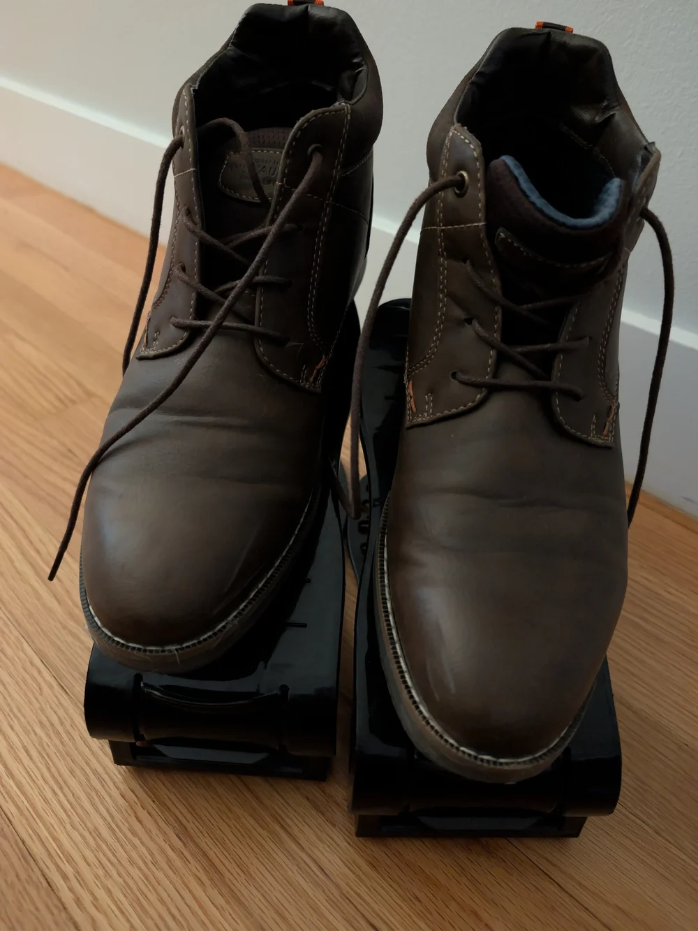 Nunn Bush Brown Leather Lace-Up Chukka Boots